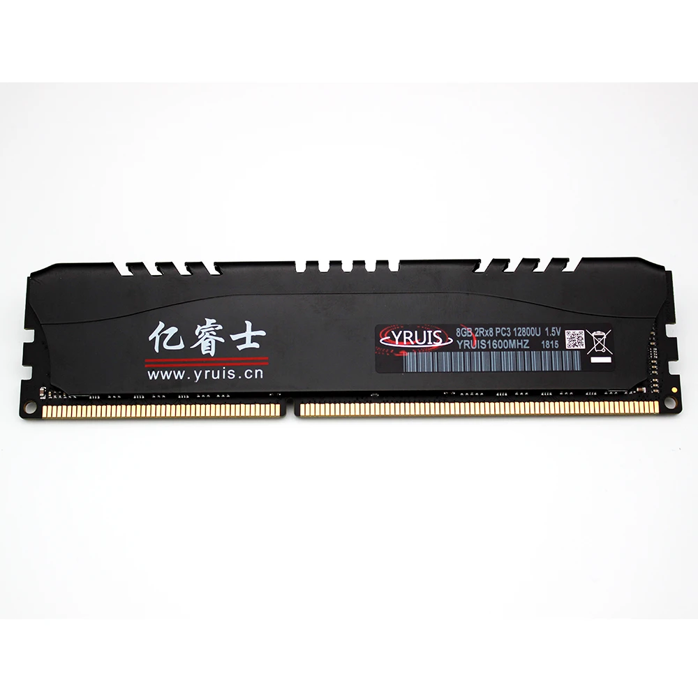 8GB (1x8GB) DDR3 DIMM Desktop PC3-12800 DDR3-1600MHz 1.5V 240-Pin DDR3 Desktop Memory