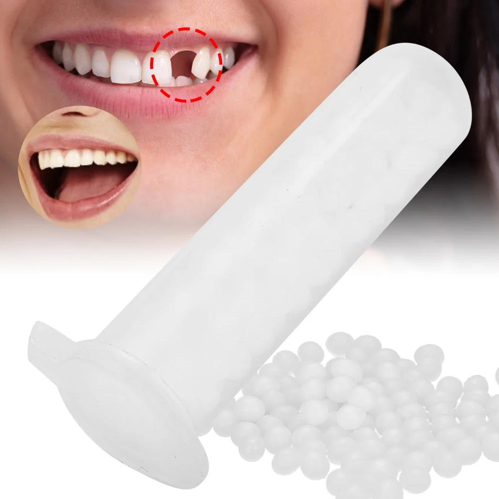 

3Pc Degradable Safe Nontoxic Harmless Food Grade Temporary Tooth Repair Beads Missing Broken Teeth Dental Tooth Filling Material