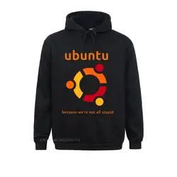 Men's Hoodie Ubuntu Linux Satire Geek Humor Novelty Cotton Sweater Crewneck Clothes Adult Oversized