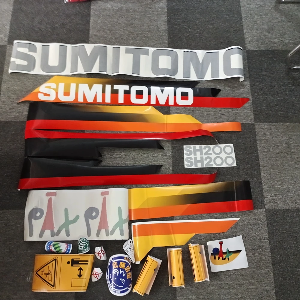 

For SUMITOMO SH200-A3 Excavators Dedicated Stickers Excavator Vehicle Mark Excavator Display Sticker Icon