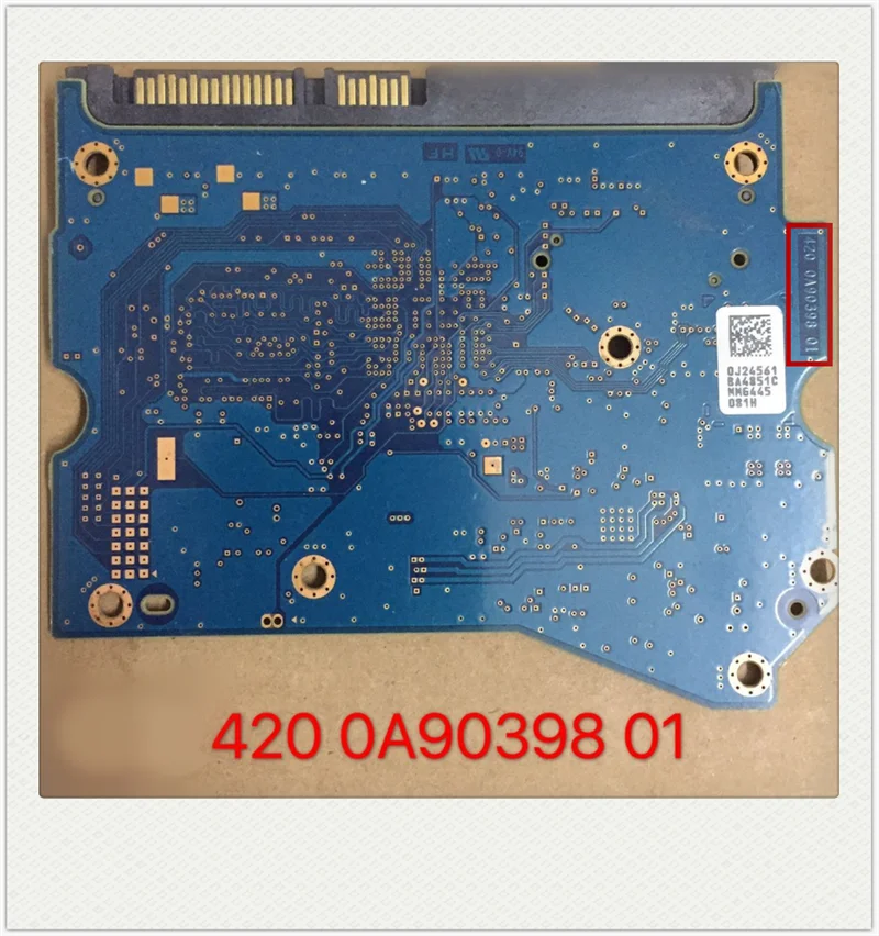 Placa de circuito de disco duro Hitachi: 110 0A90398 , 420 0A90398 / 0J24561/HUS726060ALA640, hus7260ala641