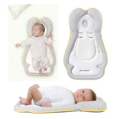 Baby Pillow Shaping Pillow Orthopedic Sleeping Pad Stroller Accessories Pillow U-shaped Stuffed Cotton Pillow Comfortable Pillow