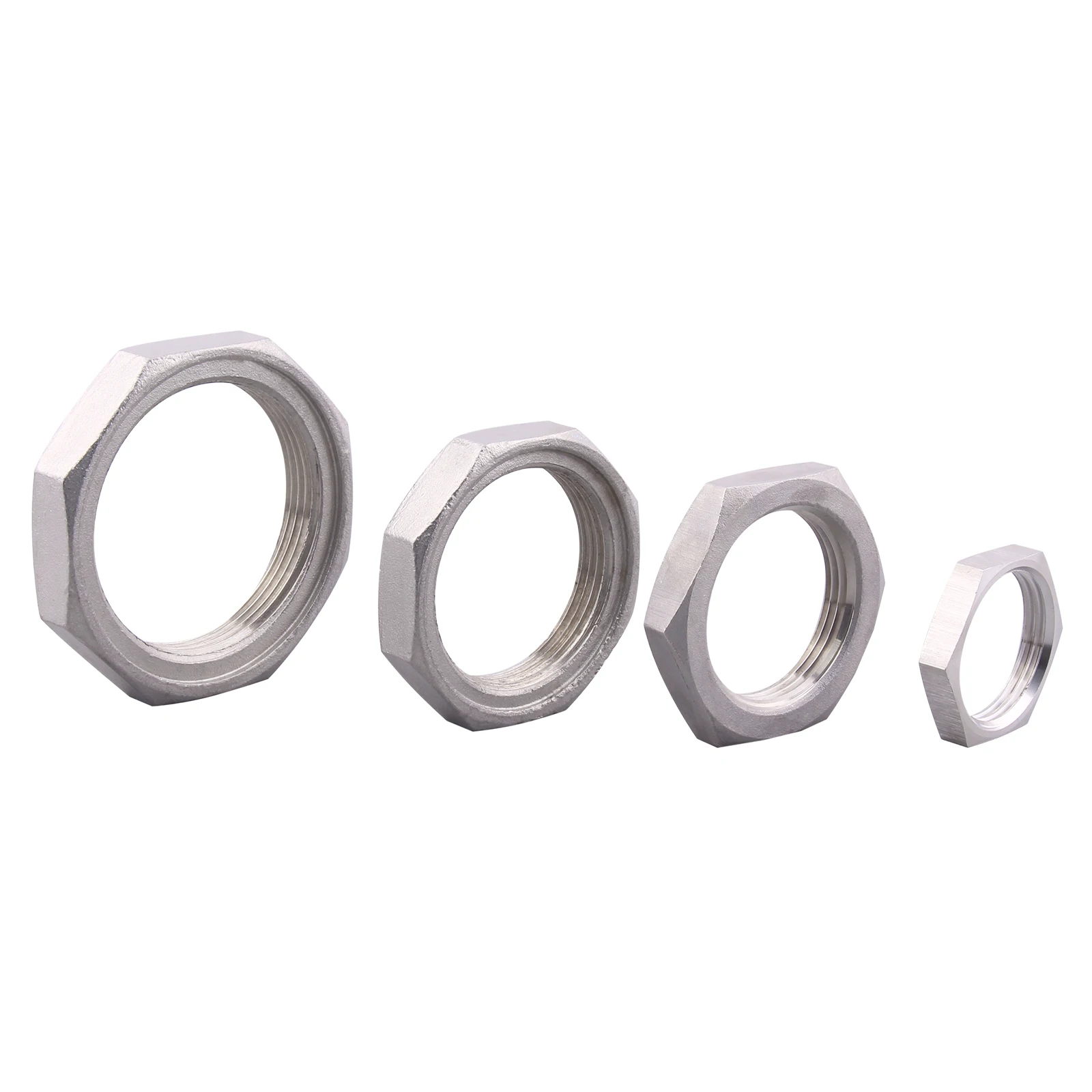 DERNORD 스테인리스 스틸 304 잠금 너트, DN25 DN32 DN40 DN50 물 가열 요소용, 1 인치 NPT/BSP 1.25 인치 1.5 인치 2 인치 BSP 잠금 너트