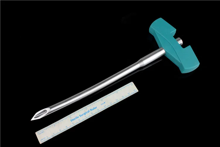 Orthopedic instruments - intramedullary nail - Medical T-type hollow hole opening cone guide wire opening device - arc hole open