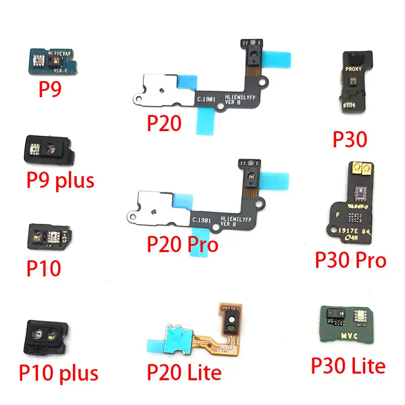 

Light Proximity Sensor Flex Ribbon Connector Cable For Huawei P9 P10 Plus P20 P30 Lite Pro Replacement