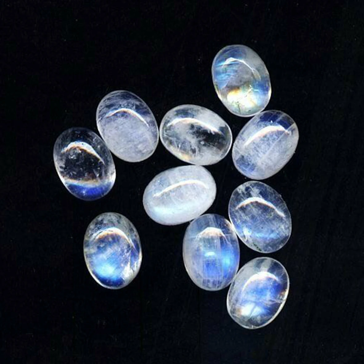 Beautiful Rainbow Moonstone Cabochons Oval Shape 2X3mm stone