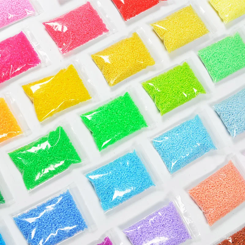 500g 2.6mm Mini hama beads pyssla Iron Beads for Kids Hama Beads 3d puzzle creative toys Handmade Gift toys