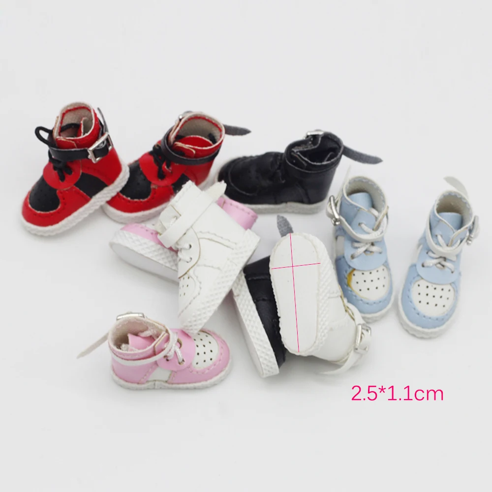 OB11 Doll Clothes Fashion Sports Shoes High boots for obitsu 11,holala,1/12bjd,GSC doll clothes accessories