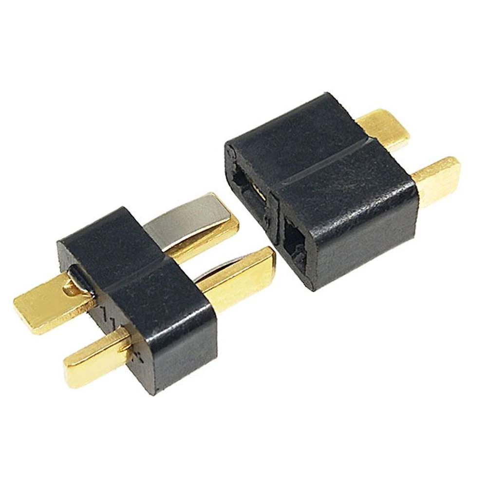 200pcs/lot T Plug DC500V 25A PA Male/Female Connectors For RC Lipo Battery Hobby Car Boat Helicopter Airplane Truck Toy DIY Part