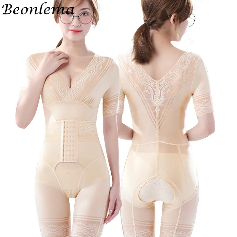 Slimming Belly Sheath Shapewear Women Breasted Bodysuits Open Crotch Sexy Underwear Body Shapers Plus Size Push up Nude Lingerie