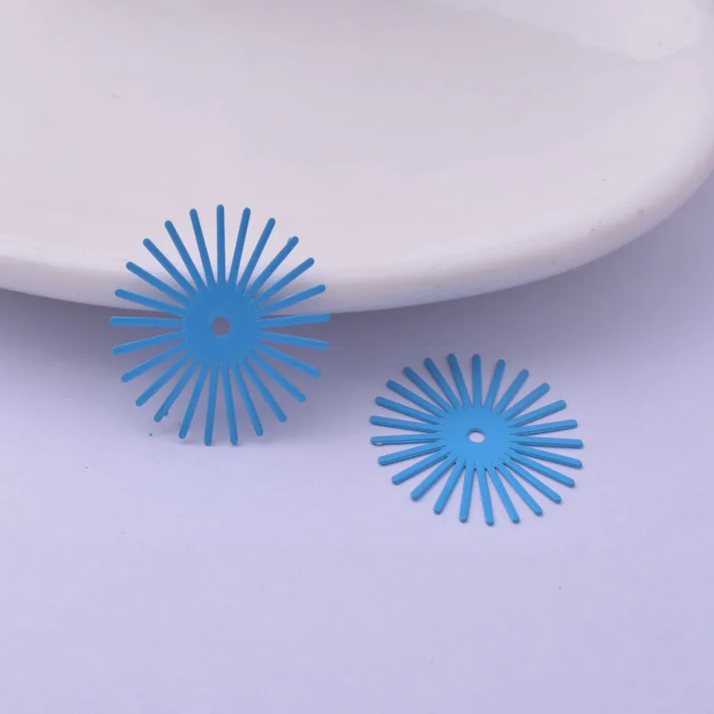 50 Stück AC11608 Bunte 20mm Runde Charms Abstandshalter Schmuckzubehör – Detail 5