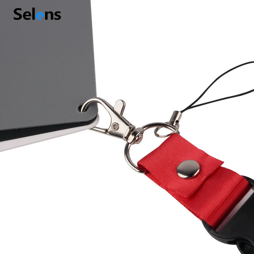 3 em 1 13x18cm cartão cinza digital branco preto 18% cor cinza equilíbrio branco e conjunto de alça para fotografia digital