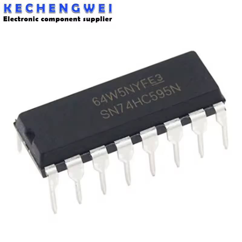 10 יחידות 74HC595 DIP 74HC595N DIP16 SN74HC595N DIP-16 שבב חדש ומקורי