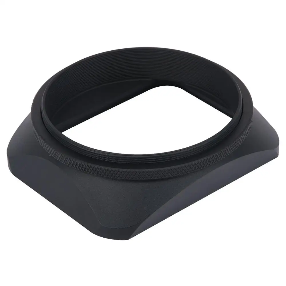 Haoge 67mm Square Metal Lens Hood with Cap for 67mm Canon Nikon Leica Zeiss Nikkor Fuji Lens and 67mm Filter Thread Lens