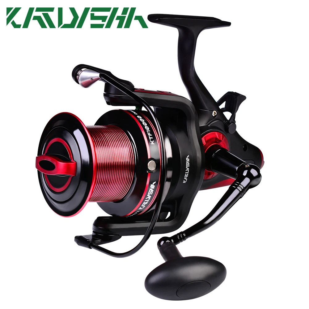 

KATYUSHA Spinning Reel 4.7:1 Fishing Reel 11-21KG Max Drag Saltwater Fishing Bass Pike Trolling Reel 7000-10000 Series Sea Pesca