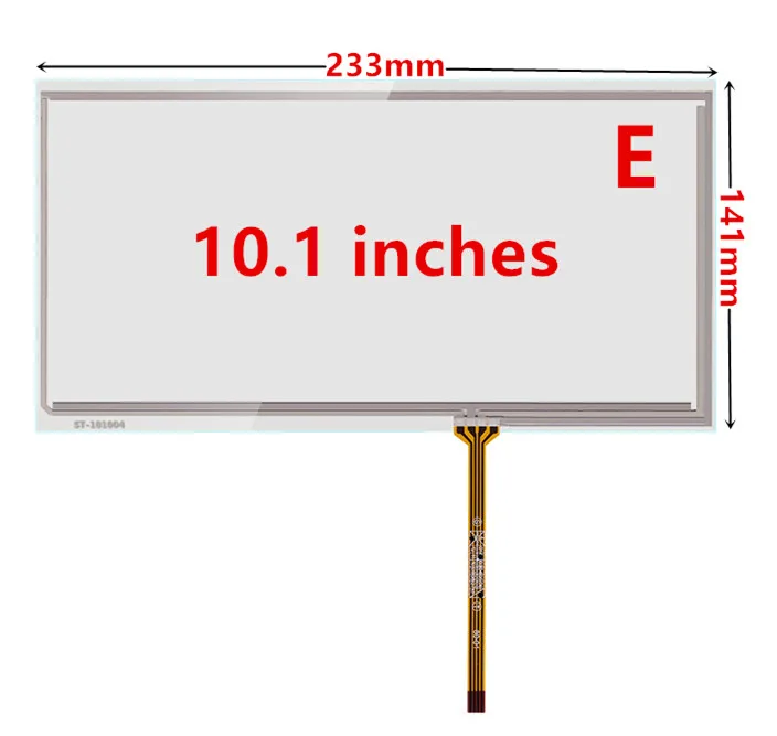 9/10.1 Inch Resistive Digitizer For Car DVD GPS Navigation Multimedia Industrial Medical Equipment Touch Screen Panel Glass