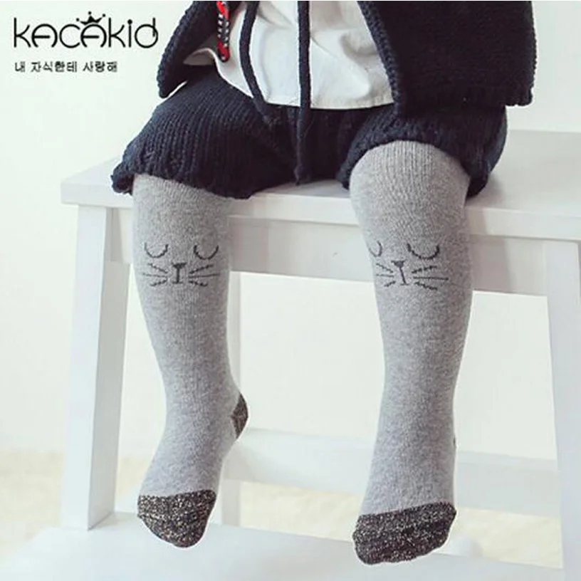 Spring Autumn Baby Stockings Girls Cartoon Baby Girls Pantyhose Animal Baby Girl Tights Cute Underpants Lovely Collant Fille