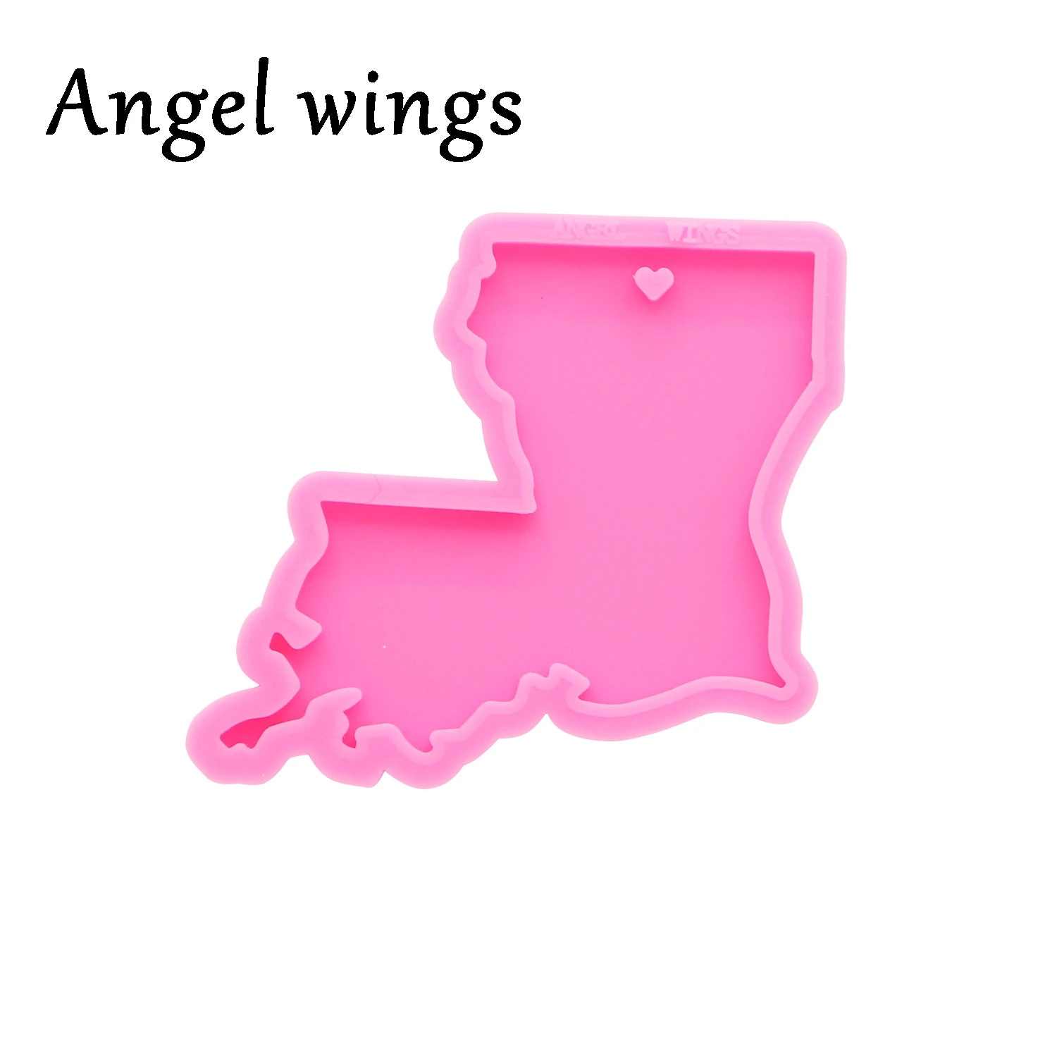 DY0201 52 States of United States Map Silicone Molds To Make Crafts with Epoxy , Resin Casting Mould for Epoxy Jewellery Making