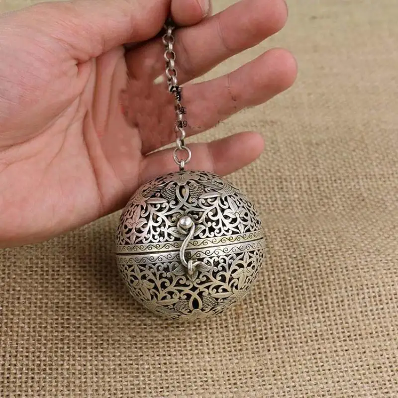 Make Old Bronze Aromatherapy Balls (Grapes, Flowers and Birds)