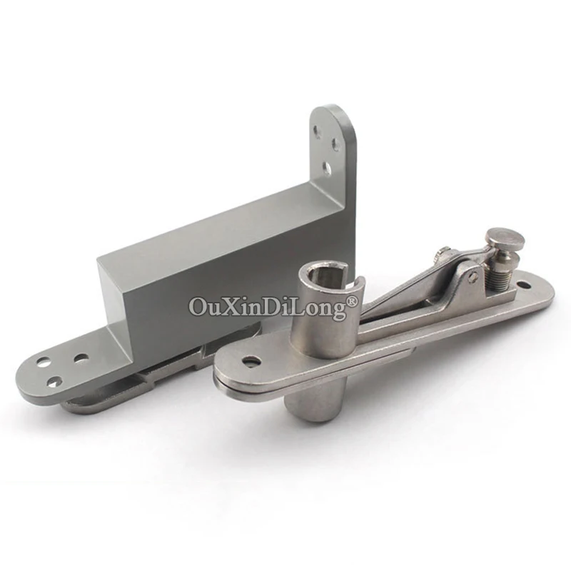 Wholesale 10Sets Stainless Steel Heavy Door Pivot Hinge Invisible Hidden Freely Rotary Door Hinges with Auto Soft Close Function