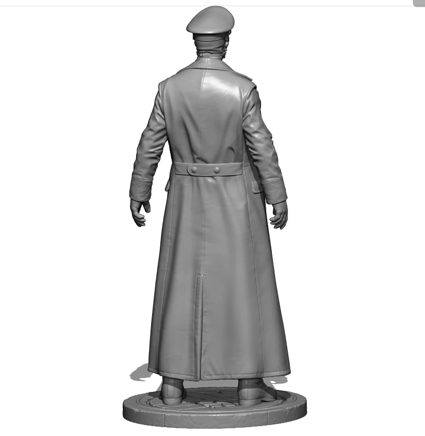 1/24 75mm 1/18 100mm Resin Model Figure Hell Main Villain Unpainted No Color RW-232