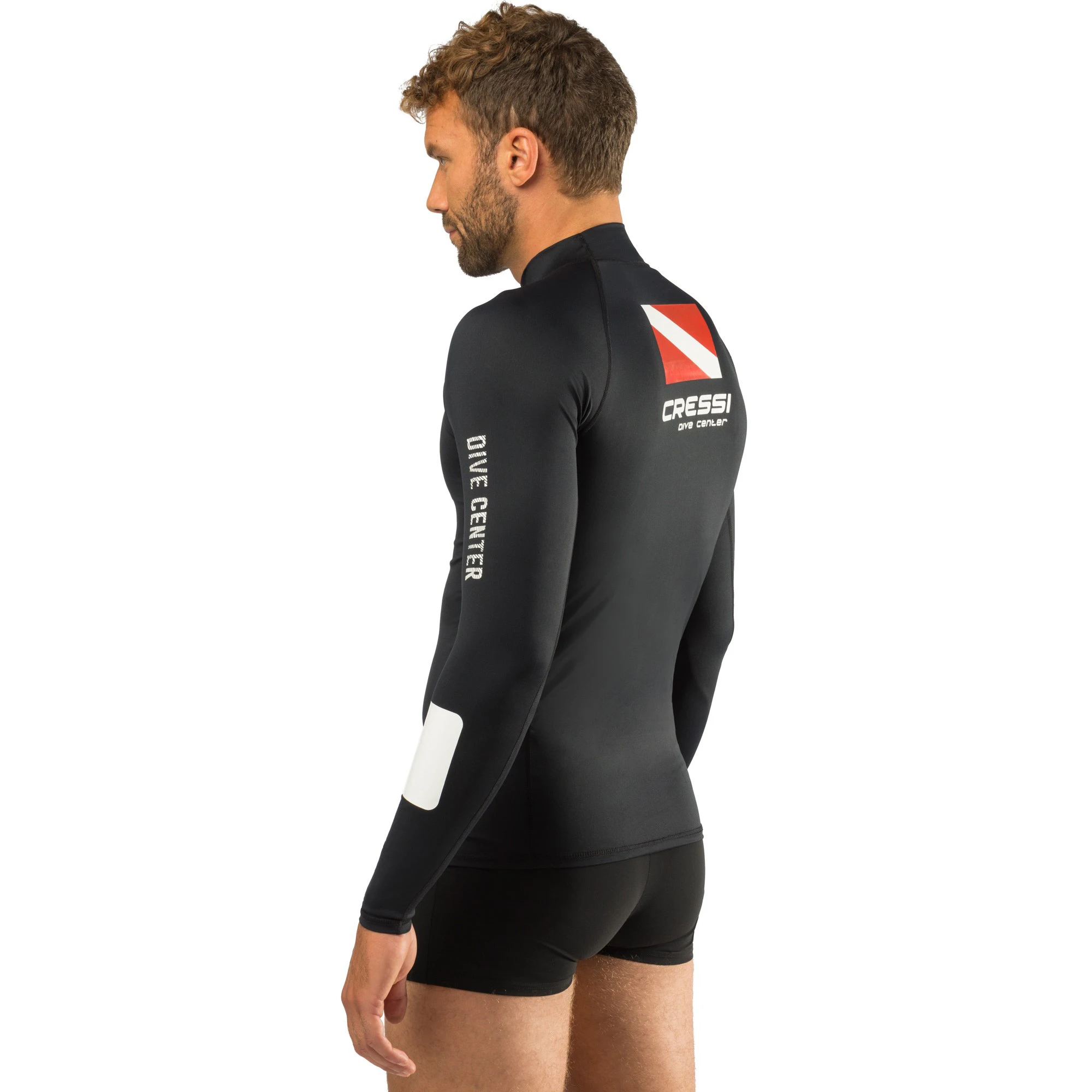 Crersi Rash Guard Man camicia protettiva UV maniche lunghe in tessuto elastico speciale-protezione solare UV (UPF) 50 + Uomo