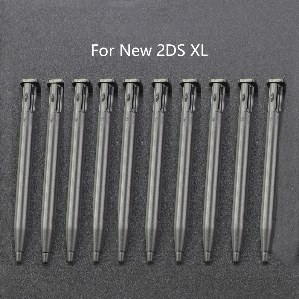 JCD 10PCS Metal Telescopic Stylus Plastic Stylus Touch Screen Pen for 2DS 3DS New 2DS LL XL New 3DS XL LL For NDSL NDSi  NDS