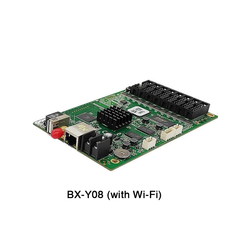 Onbon BX-Y08 Asynchrone Full Color Led Display Screen Media Player Ondersteunt 8 * HUB75E 512*256Pixels