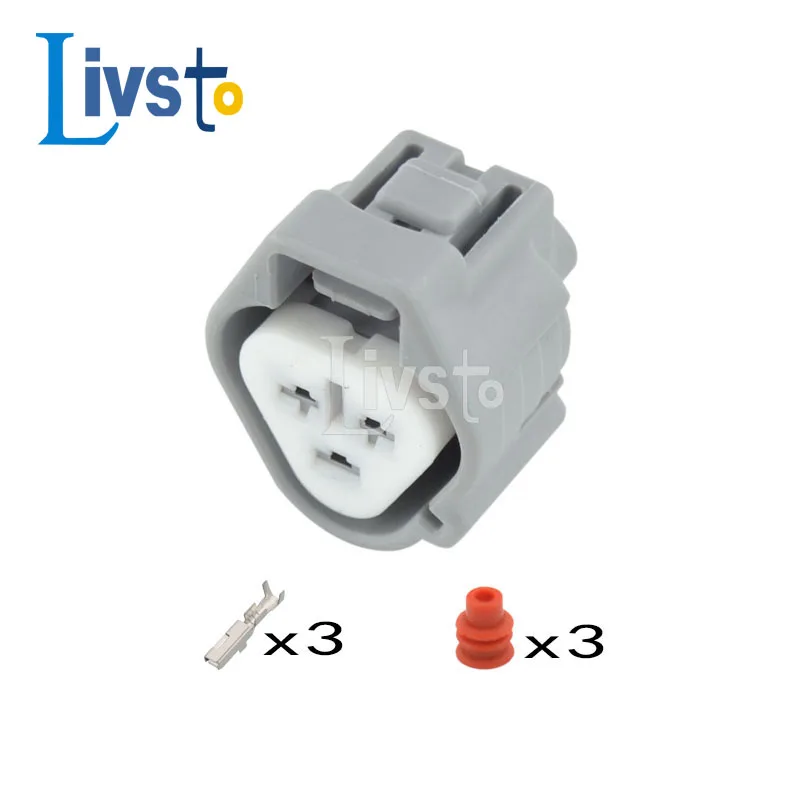 1 Set 3 Pin 6189-0179 Sumitomo Auto Connector Ignition Coil Female Male Plug For Toyota Camry Corolla Honda Accord Civic