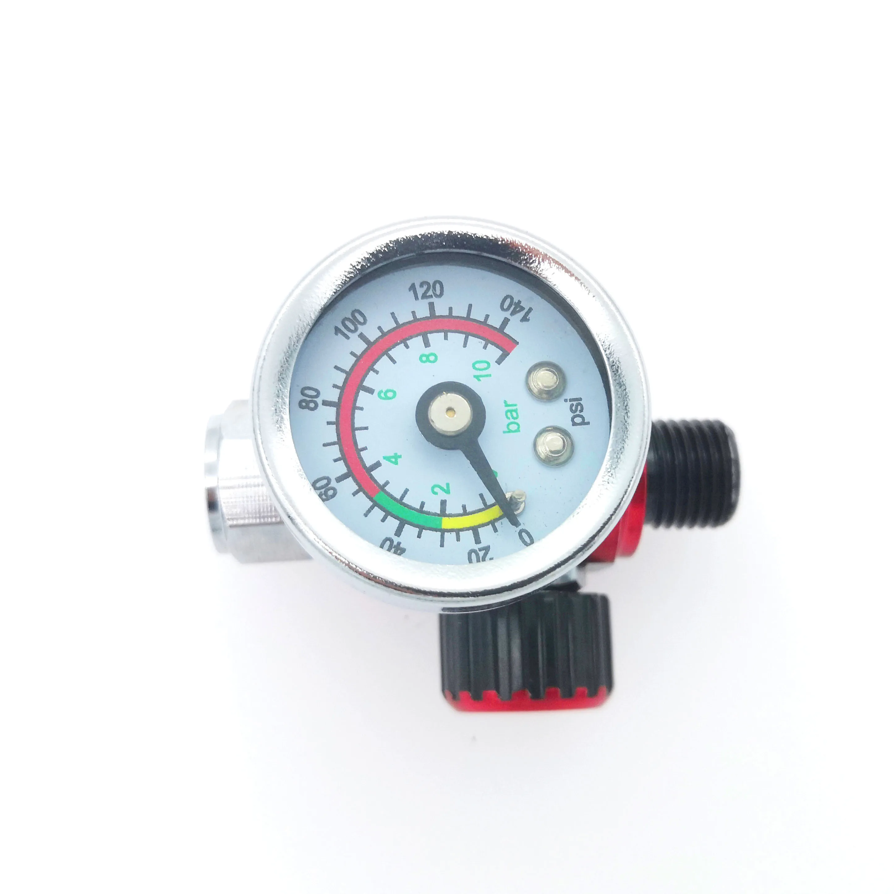 Imagem -04 - Hvlp Spray Gun Regulador Ajuste de Pressão de ar Medidor de Pressão Cauda Paint Spray Gun Regulador Flash Vendas