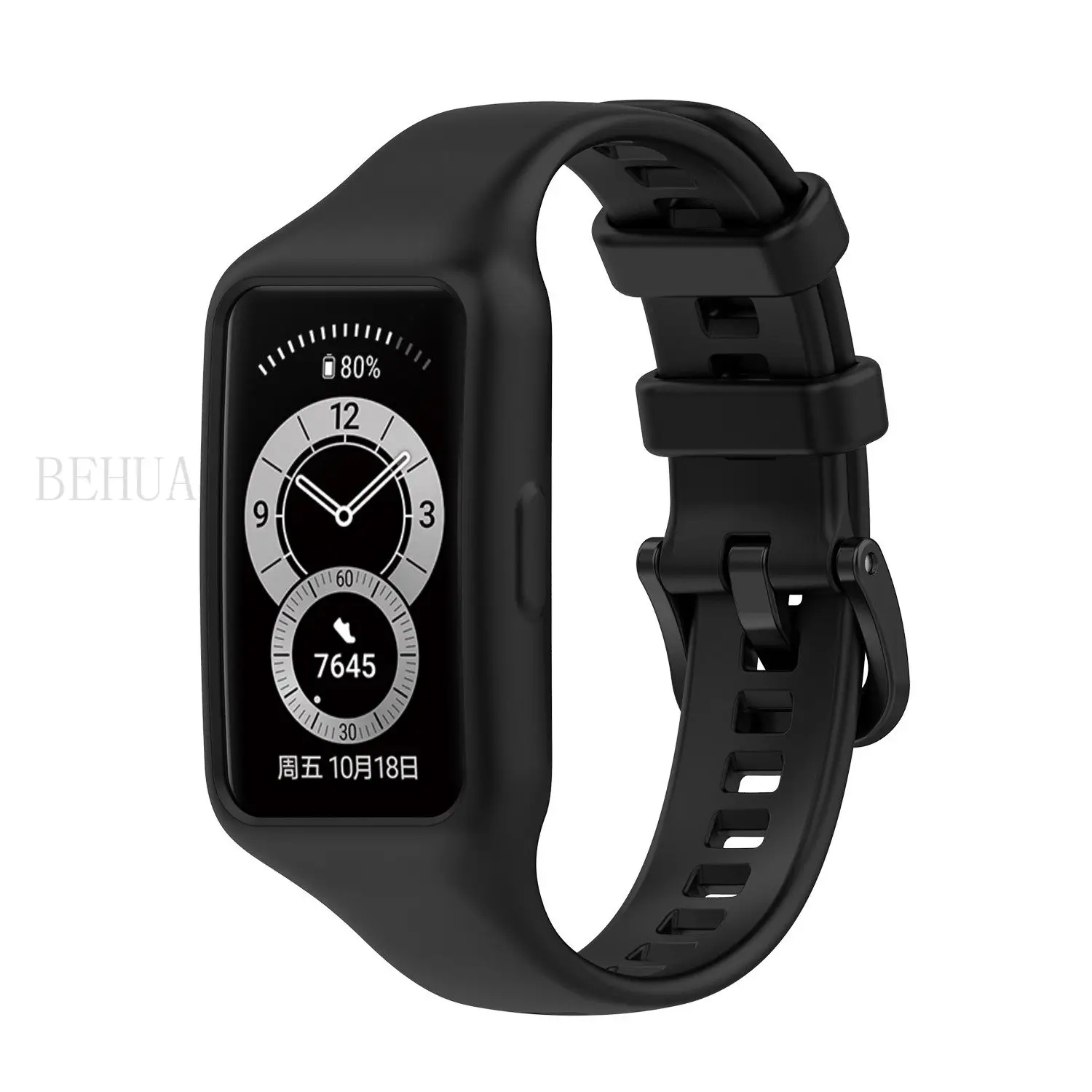 Inteligentne nadgarstek dla Huawei Band 6 Sport miękkiego silikonu bransoletka kolorowy pasek dla Huawei Honor Band 6 wymiana WatchBand nowy