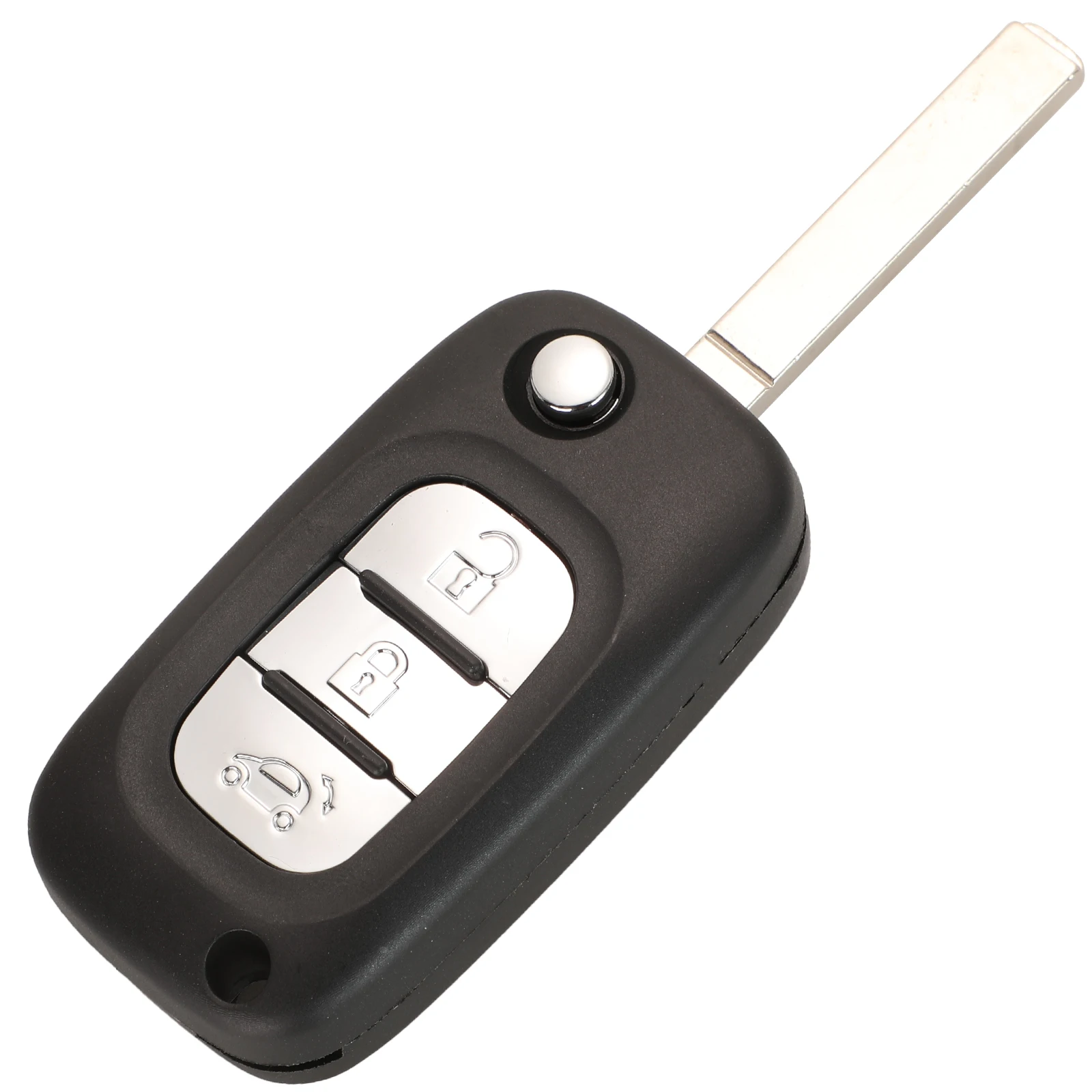 jingyuqin 3/4 Buttons Remote Car Key Shell Case Cover Fob for Mercedes Benz Smart Fortwo 453 Forfour 2015 2016 2017 Folding Key