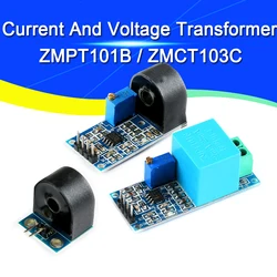 Active Single Phase Voltage Transformer Module AC Output Current Voltage Sensor for Arduino Mega ZMPT101B 2mA ZMCT103C 5A