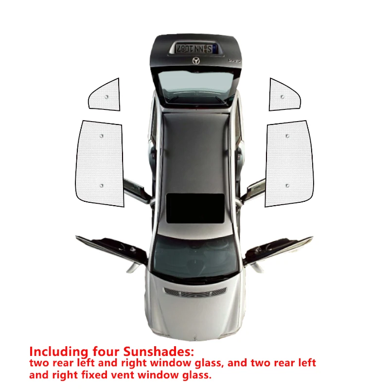 Full Cover Sunshades For Corolla E210 Touring Sport 2018~On Car Sun Protection Windshields Side Window Visor 2019 2020 2021 image 3