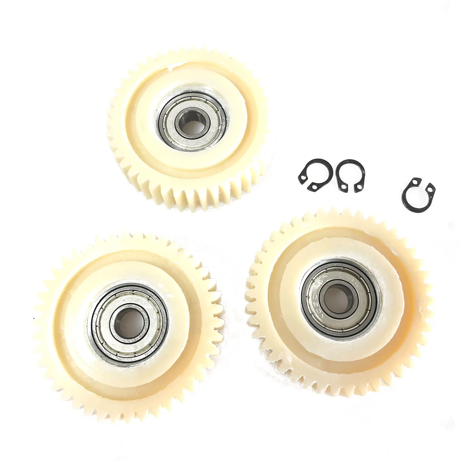 AliExpress NONE Hub Motor Nylon Gear Set 500W BPM For Electric Bike Engine Spare Part for Replacement 42 Teeth 3PCS with Circlip Ring