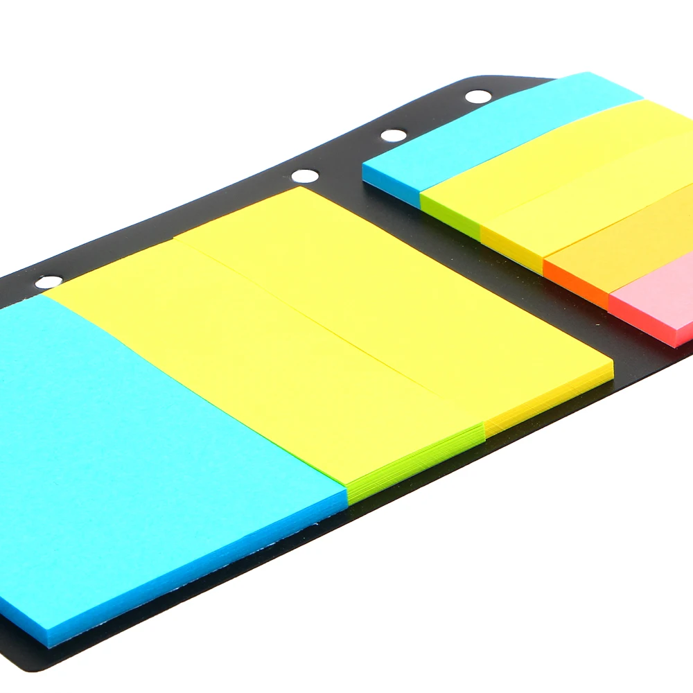 5 Color Cute 120 Pages Plastic Sticker  Bookmark Point Marker Memo Flags Sticky Notes Office School Stationary