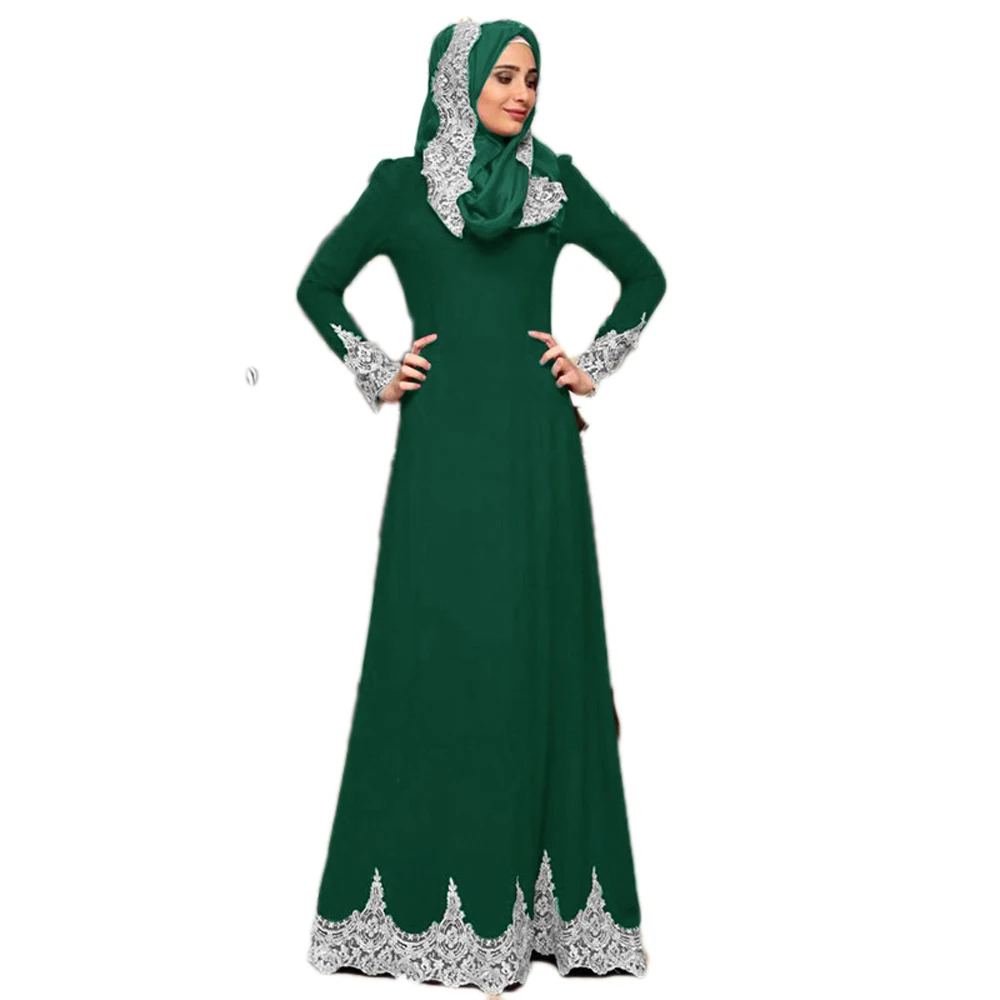 Imagem -03 - Vestido Vintage de Renda Abaya Feminino Túnica Muçulmana Ramadã Islâmico Turco Marroquino Partido Paquistanês Árabe Katan Vestido de Renda Novo