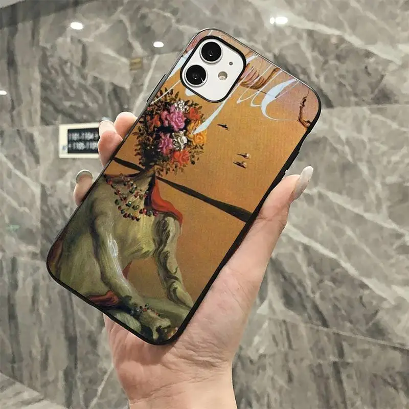 MaiYaCa Salvador Dali Art retro aesthetics Phone Case for iphone 13 11 12 pro XS MAX 8 7 6 6S Plus X 5S SE 2020 XR cover
