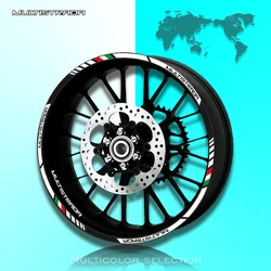 Motorcycle Wheel Decals Reflective Stickers Rim Stripes For DUCATI MULTISTRADA 1260 1200