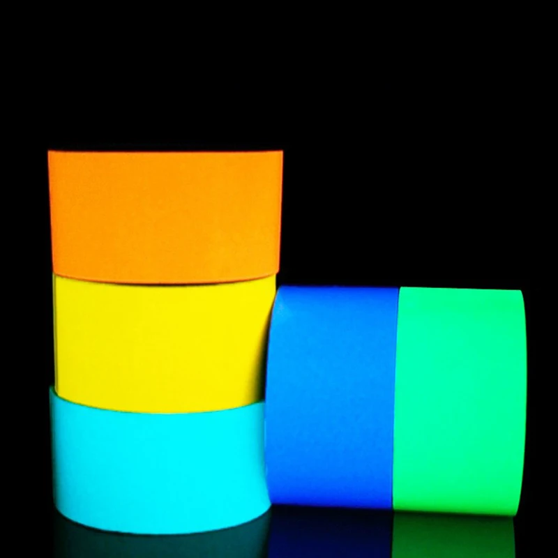 3M Lichtgevende Tape Zelfklevende Glow In The Dark Stickers 1M 2Cm 5Cm Podium Decoratieve Lichtgevende fluorescerende Tape Waarschuwing Stickers