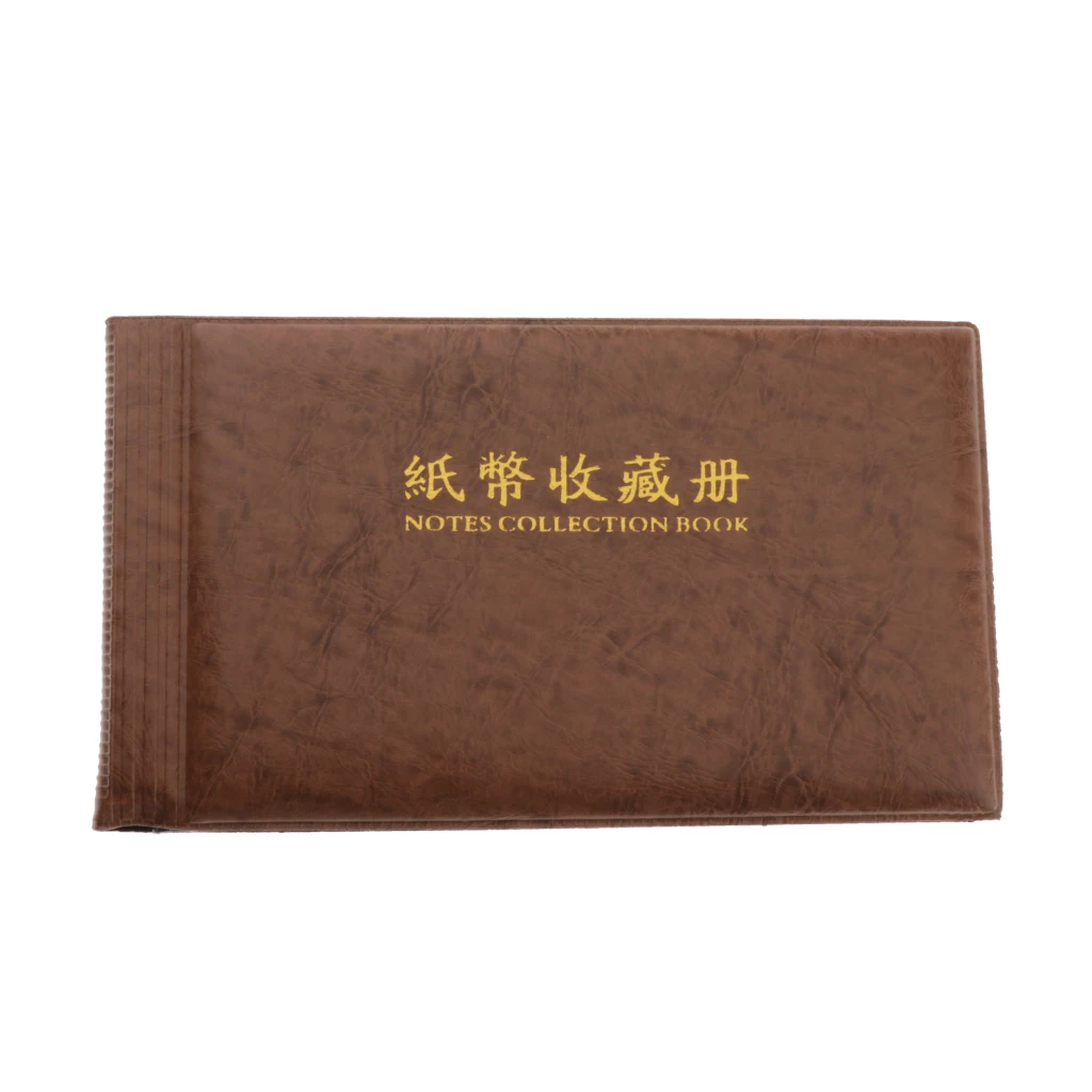 Album para Billetes con 120 Bolsillos Coleccion de Billetes Porta Billetes