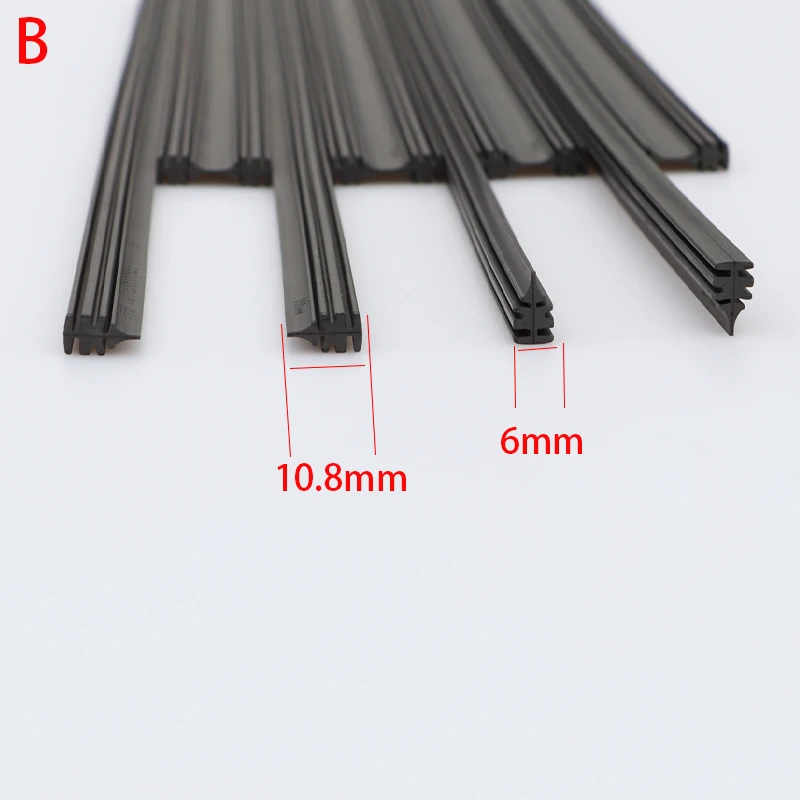 Various Car Wiper Blade Refills Rubber 14 16 17 18 19 20 21 22 23 24 26 28 30 32 Inch Auto Windshield Accessories