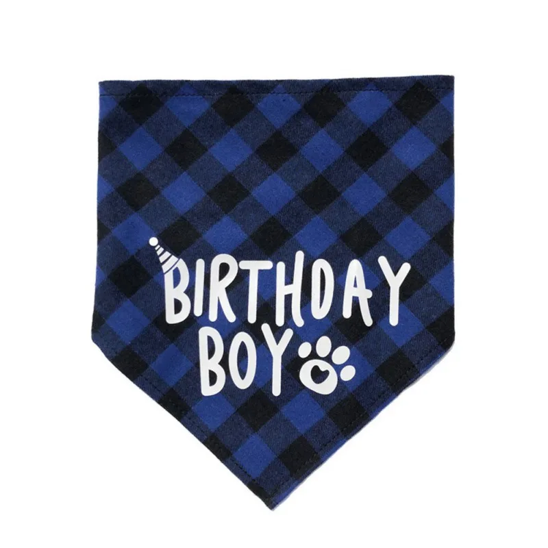 Pet Dog Cap With Pompom Birthday Dog Bandana Bibs Head Scarf Doggie Towel  Pet Cat Puppies Birthday Party Large Dog Accessories