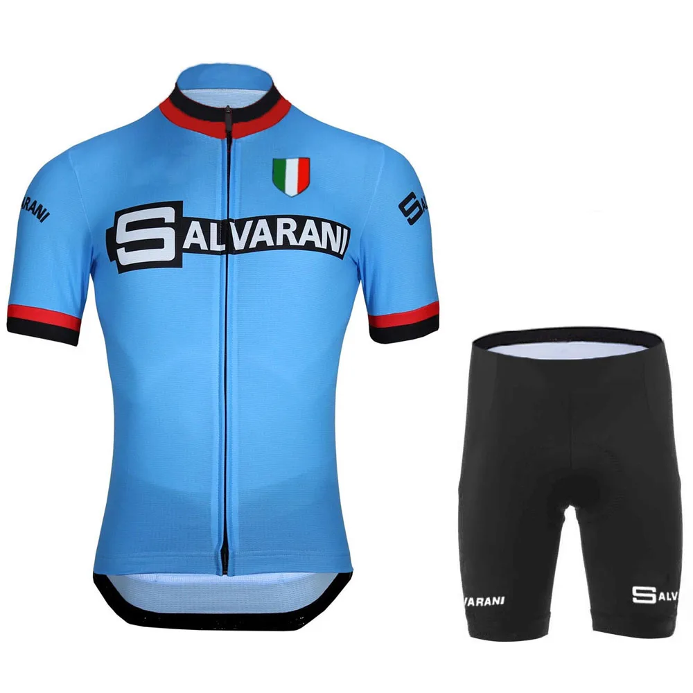 2020 SALVARANI Cycling Jersey Set Italy Complete Cycling Clothing Men\'Road Racing Bike Suit Bicycle Bib Shorts MTB Pants Clothes