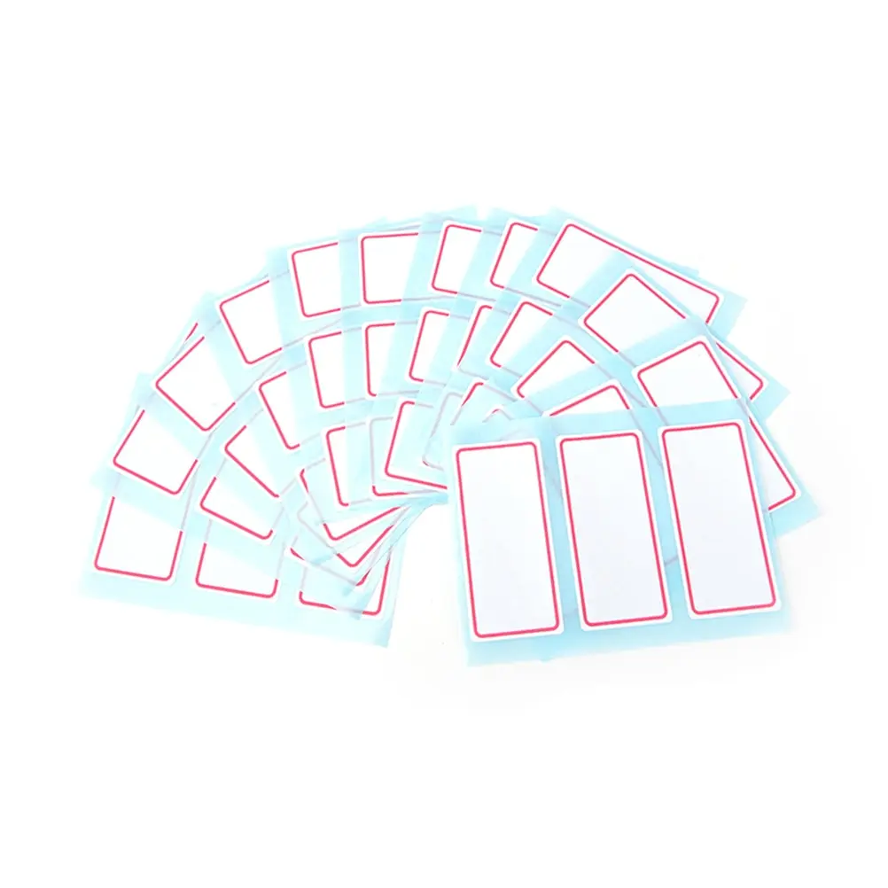 36 labels stickers Sheets White Self-Adhesive Label Name Sticker Number Blank Note For student