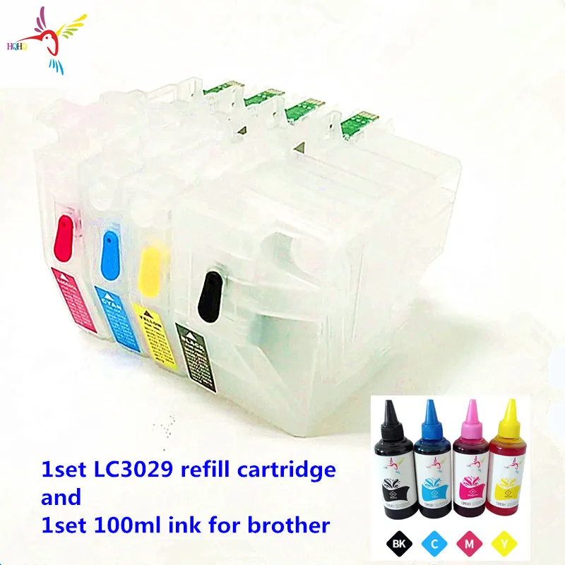 

LC3029 Refill Cartridge with 1Set 100ml Ink for BrotherMFC-J5830DW/ MFC-J6535DW Printer Compatible for Desk Printing