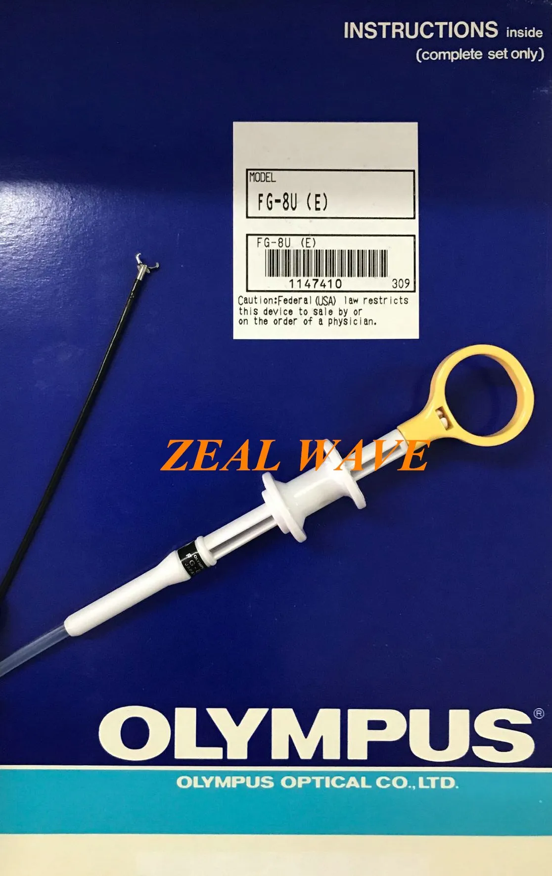 FG-8U Olympus Mouse Tooth Foreign Body Forceps Colonoscope CF Aperture 2.8 4.2