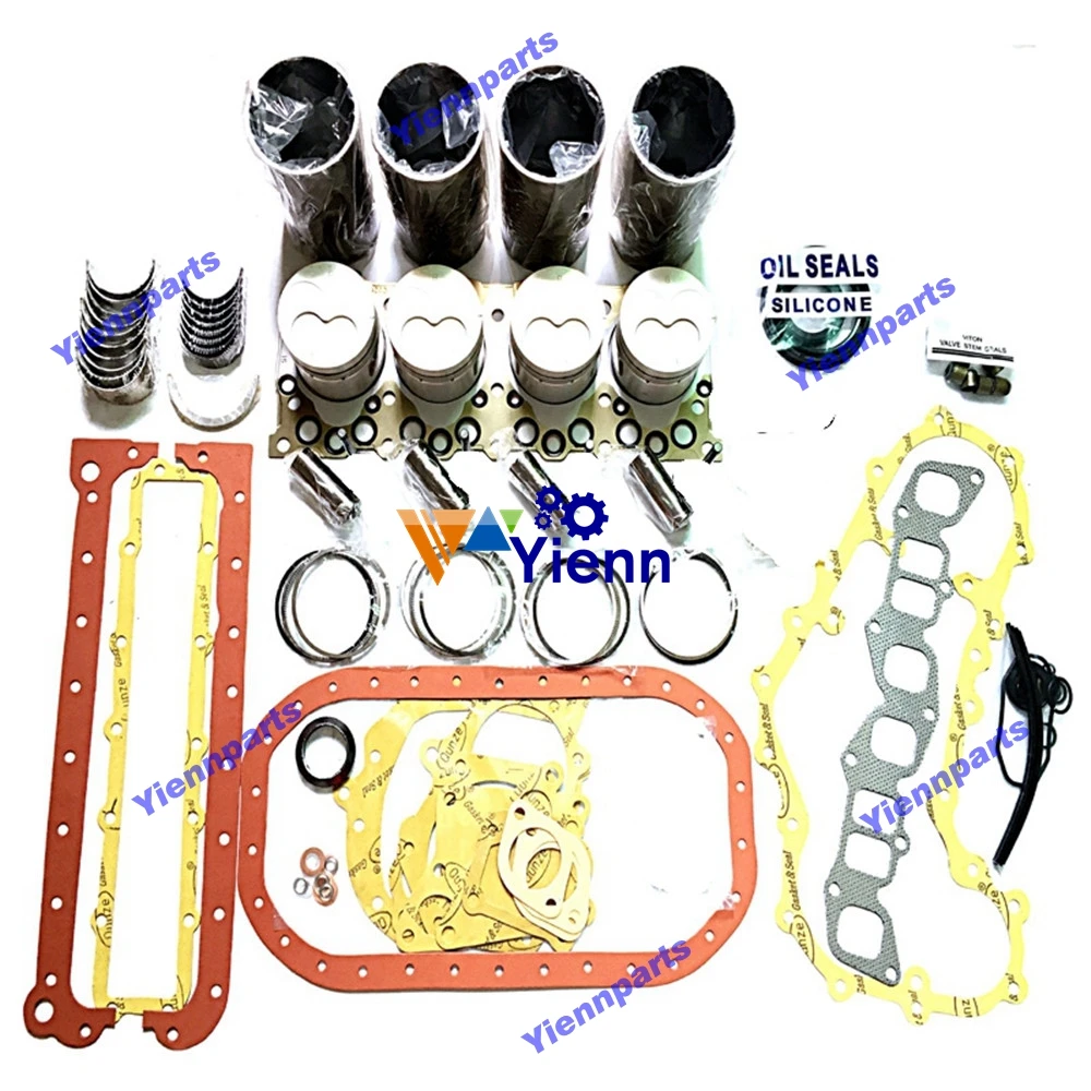 C223 Engine Overhaul Kit For Isuzu Excavator Loader Tractor Truck Forklift Liner Kit Bearing Full Gasket Set