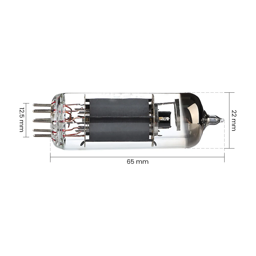 AIYIMA-Tubo de válvula amplificadora de electrones 6P1-J, reemplazo de lata 6N1N/6N2/6H2N/6H2, tubo de vacío de electrones DIY, 2 piezas