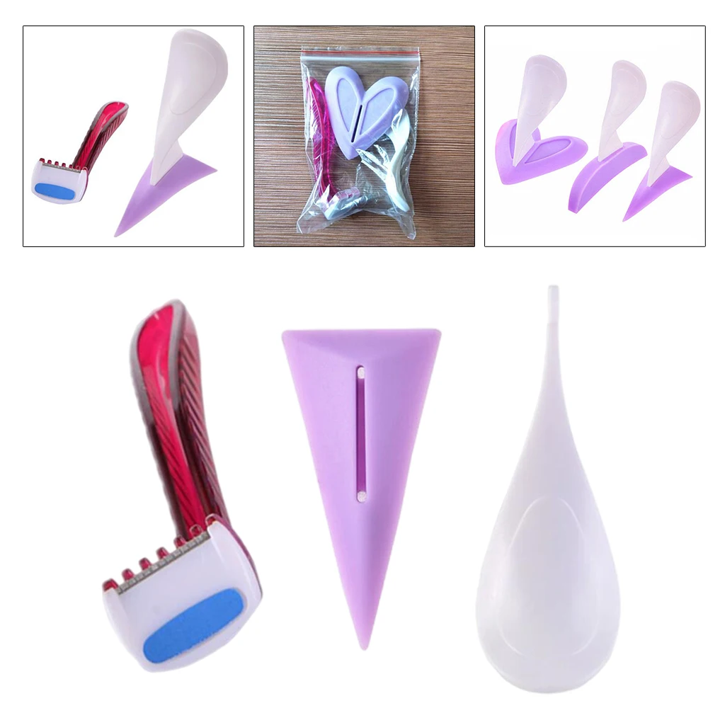 Bikini Privates Shaving Stencil Set Female Pubic Hair Trimmer Shaver Sexy Secret Intimate Shaping Tools Intimate Hair Shaving .